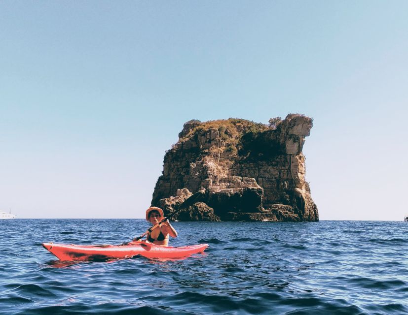 From Nerano: Sorrento Coast to Crapolla Fjord Kayak Tour - From Marina del Cantone to the open water