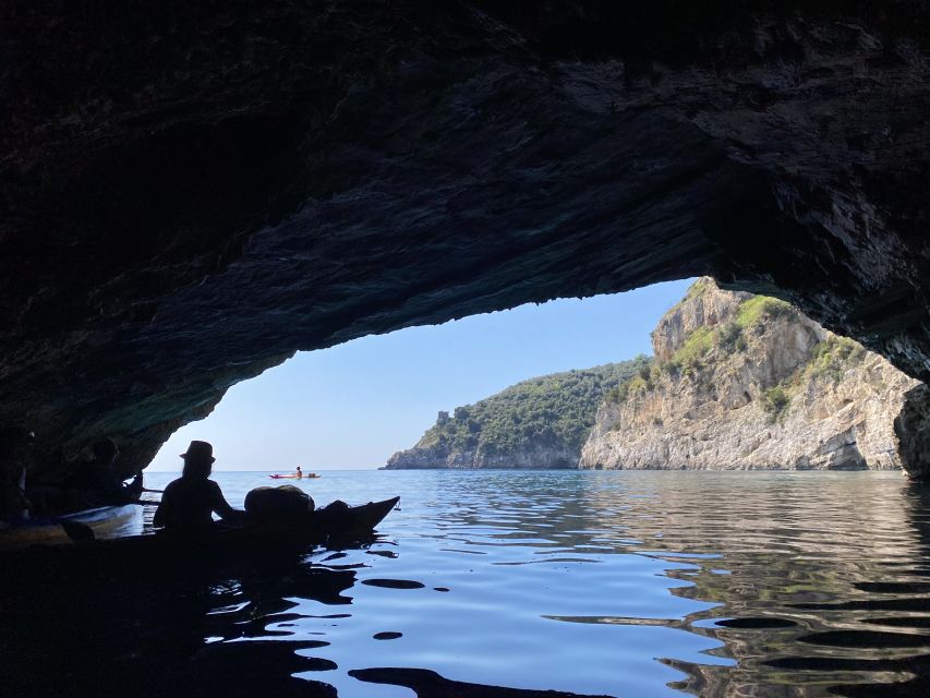 From Nerano: Sorrento Coast to Crapolla Fjord Kayak Tour - Entering the narrow Crapolla Fjord