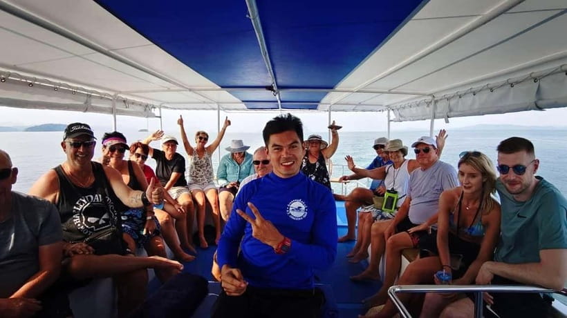 From Phuket : James Bond Island by Bigboat & Canoe Adventure - Lunch with limestone cliffs around you
