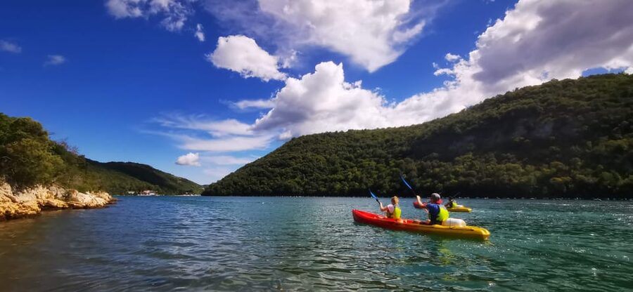 From Poreč: Lim Bay Sea Kayaking Day Trip - Timing, group size, and the return journey
