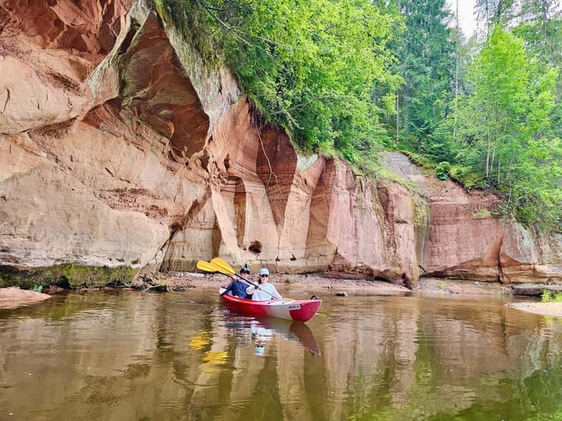 From Riga: Full-Day Scenic Gauja River Valley Kayaking Trip - What the Gauja looks like from the water