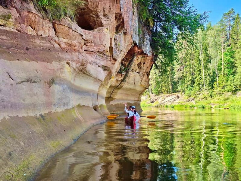 From Riga: Full-Day Scenic Gauja River Valley Kayaking Trip - Choosing between a kayak and canoe