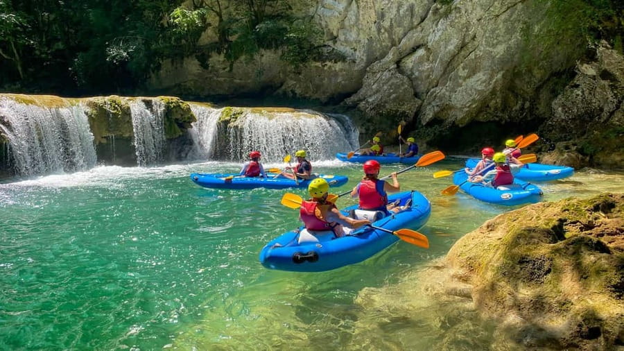 From Slunj: Mrežnica Canyon Kayaking Tour - A closer look at the timing