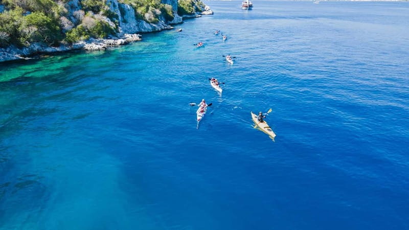From Ucagiz: Kekova Sea Guided Kayaking Tour - Paddling over the Sunken City of Kekova