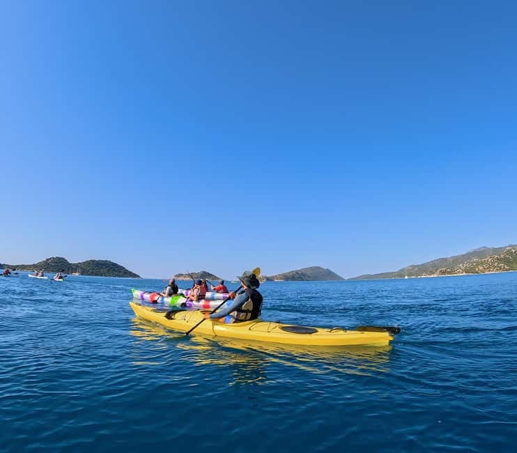 From Ucagiz: Kekova Sea Guided Kayaking Tour - Pirates Cave and the coastline between stops