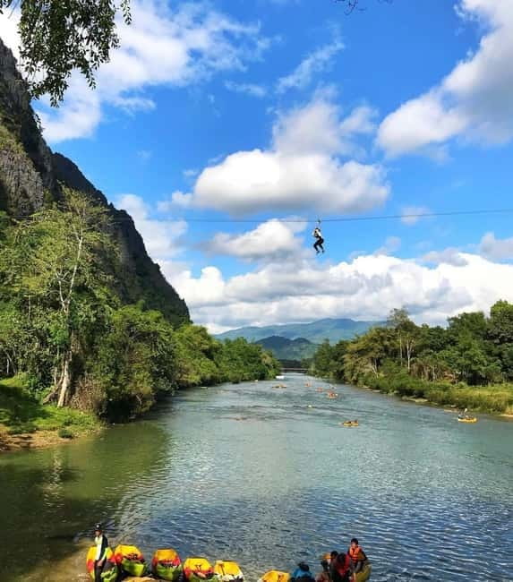 From Vientiane: Vang Vieng Tour with Cave Kayak & Zipline - Key points before you book