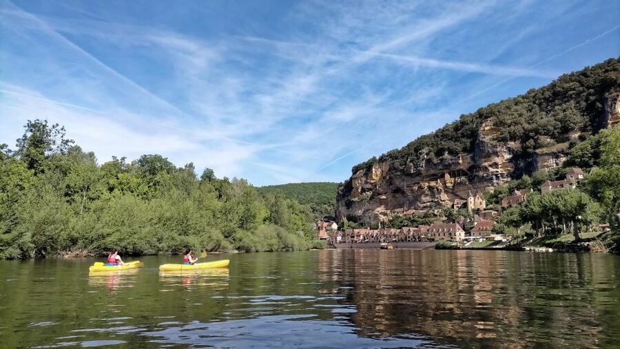 From Vitrac: Dordogne River Canoe Rental - Beynac marks the end of the paddle