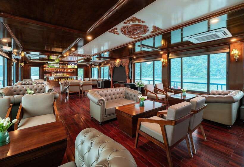 Full Day Ha Long Cruise With Swimming, Kayaking and Music - Buffet lunch with useful food choices