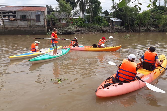 Full Day Off The Beaten Track the Mekong Delta. - Kayaking through smaller Mekong canals