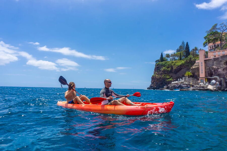 Funchal: KAYAK Rental or Guided tour with snorkeling - Kayaking along Funchal’s Atlantic edge