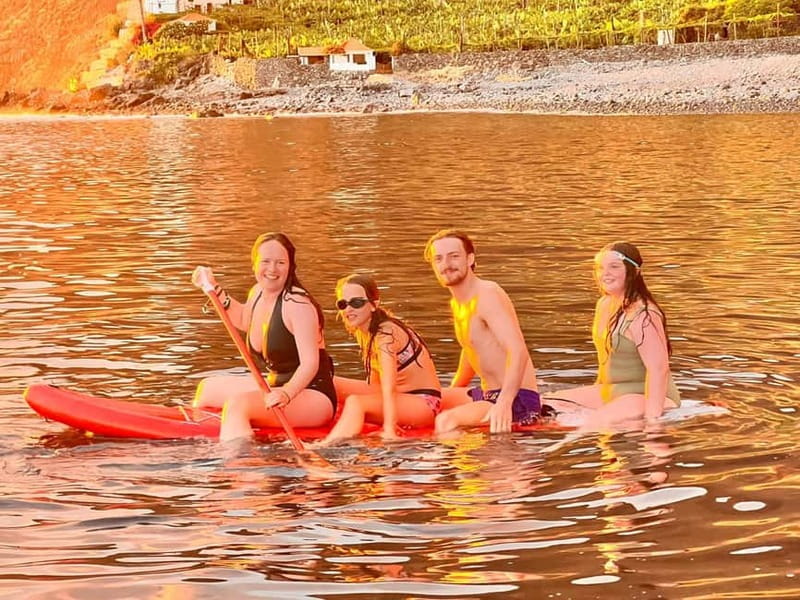Funchal: Private Boat Tour w/Snorkel & Paddle up 11 people - Fruit, wine, and a relaxed private-boat feel