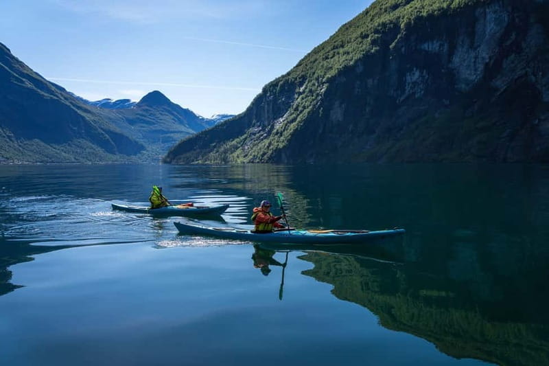 Geiranger: Kayak Tour with Waterfall Views - Seeing the Seven Sisters from the fjord