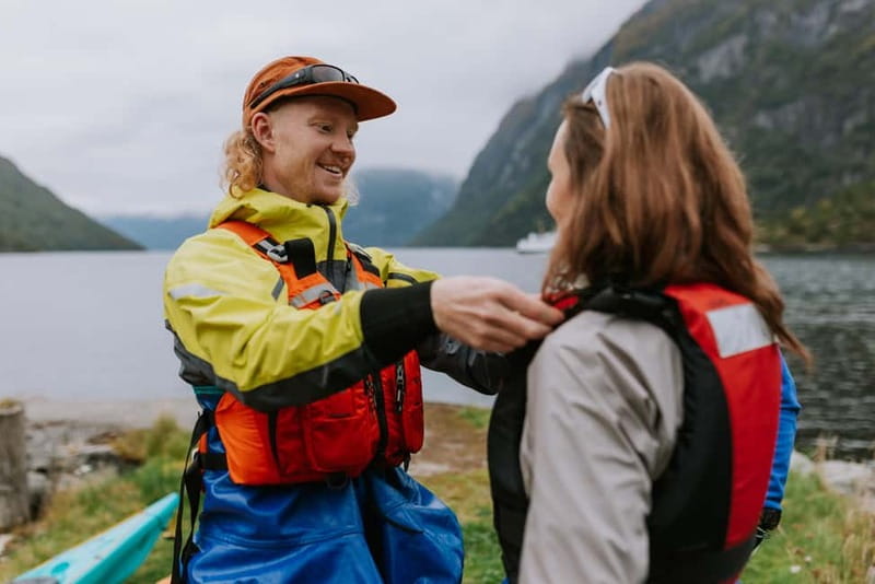 Geiranger: Kayak Tour with Waterfall Views - The Suitor and the quieter side of the fjord
