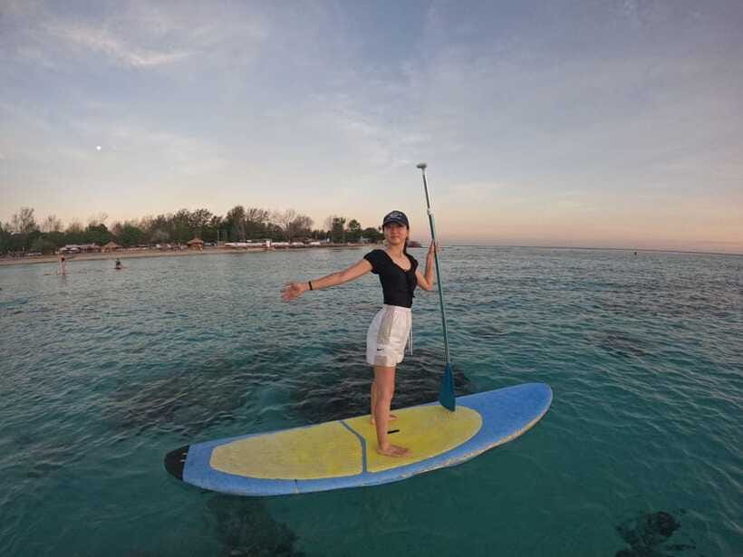 Gili sunrise stand-up paddle boarding (drone photoshoot) - Is $19 good value?