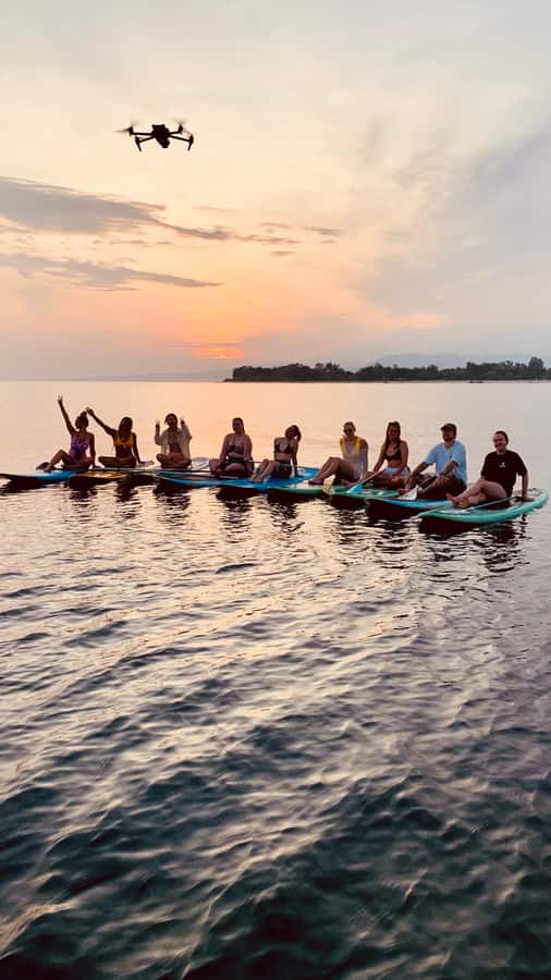Gili SUP Or Kayak With Drone Shoot . Daylight Or Sunrise - Timing, weather, and the local pace