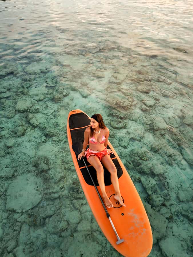 Gili Trawangan: Stand-Up Paddle with Drone Shot & Guide - The first 15 minutes with an instructor