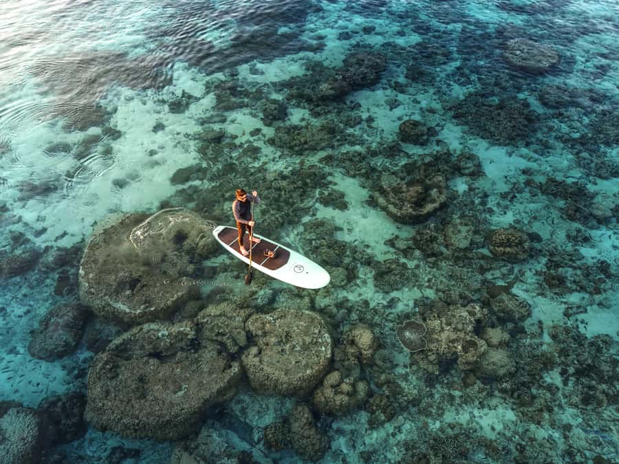 Gili Trawangan: Stand-Up Paddle with Drone Shot & Guide - One hundred minutes to paddle your own way