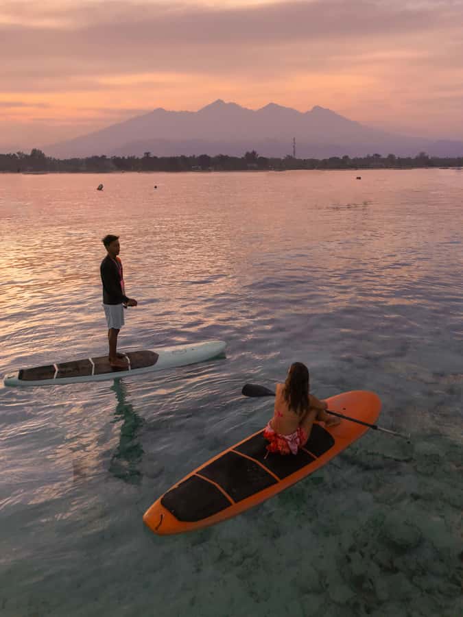 Gili Trawangan: Stand-Up Paddle with Drone Shot & Guide - My call: book it for the calm start and low price