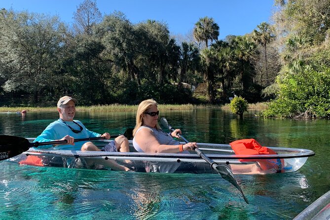 Glass Bottom Kayak Eco Tour through Rainbow Springs - Families, beginners, and active paddlers