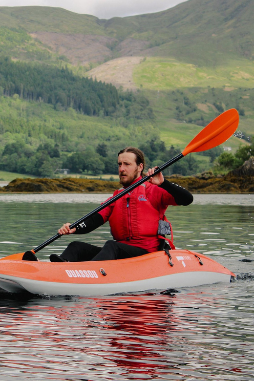 Glencoe: 2 Hour Kayak Hire, explore the loch and islands - Getting fitted with a Tahe kayak and wetsuit
