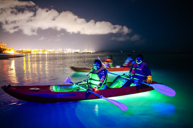 Glow Through the Night with LED Kayak Adventure in Aruba - Aruba after sunset, with a glow beneath your seat