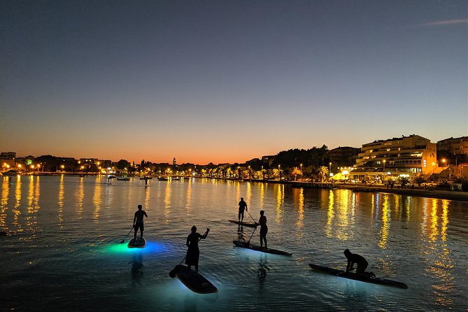 Glowing Stand-Up Paddle Experience in Split - The river section under the stars