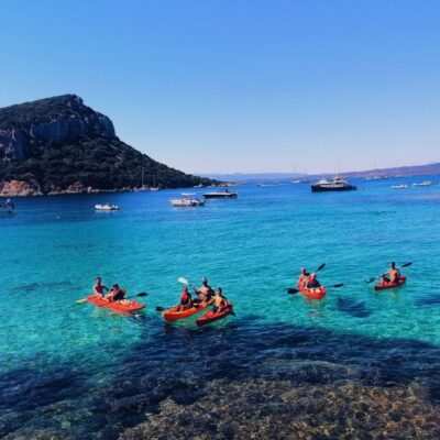Golfo Aranci: Kayak Tour with Dolphins and Aperitif