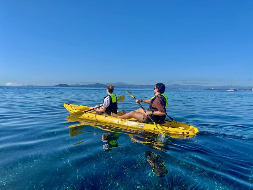 Golfo Aranci: Small group Kayak tour with Aperitif &dolphins - Figarolo brings the food break
