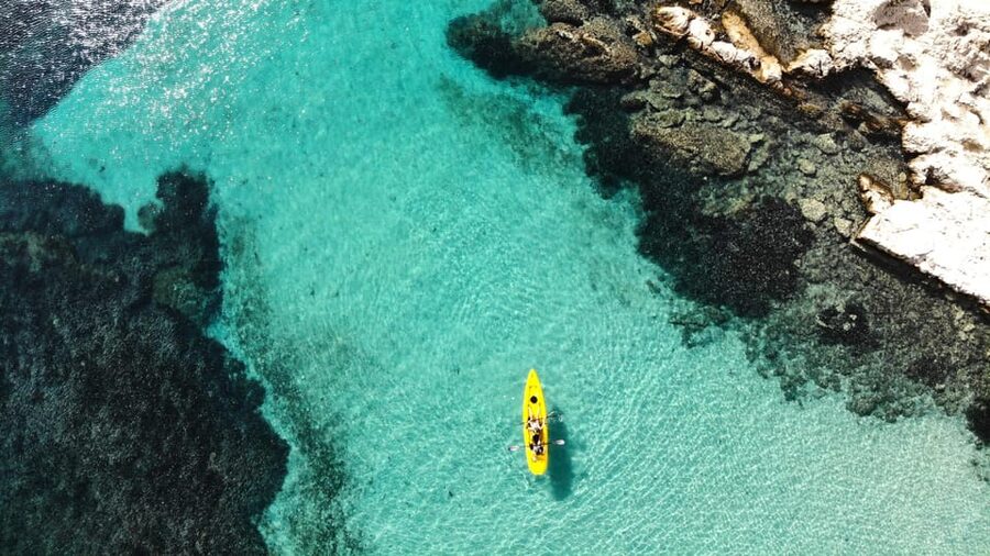 Golfo Aranci: Small group Kayak tour with Aperitif &dolphins - Paddling along Golfo Aranci