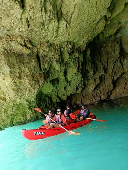 Gozo: 1 Hour Kayak plus +Cave Tour + Drop off Blue Lagoon - The 30-minute pause at Hondoq Bay