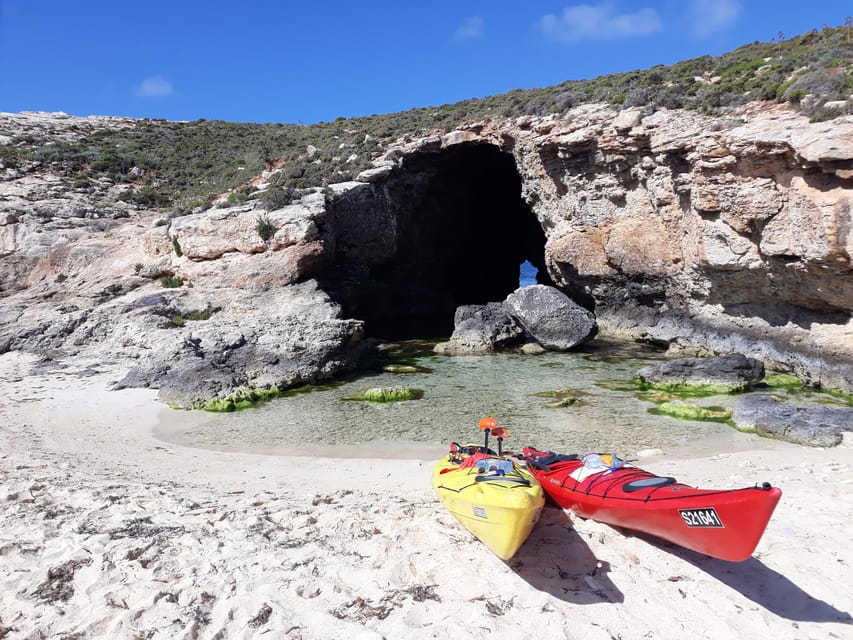 Gozo: Comino and Blue Lagoon Guided Kayaking Adventure - Caves, coves, and rock arches along the route