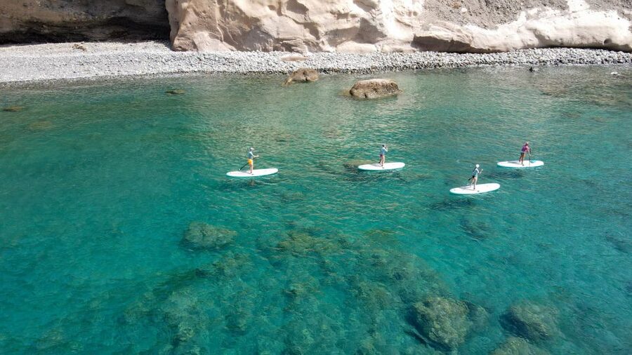 Gran Canaria : Stand Up Paddle (SUP) Tour - Returning to the beach and stretching out