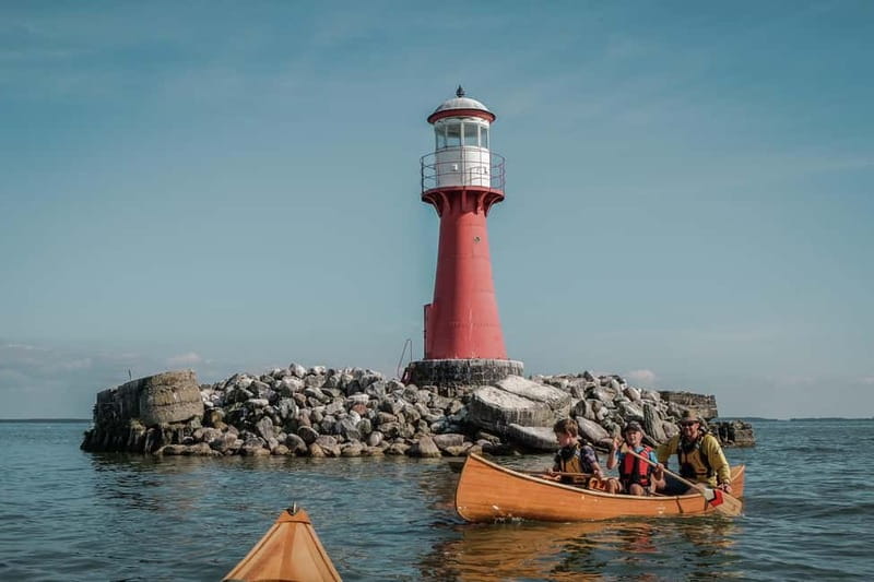 Guided Canoe Tour of the Curonian Spit Lithuania - Coffee, chairs, and the quiet picnic stop