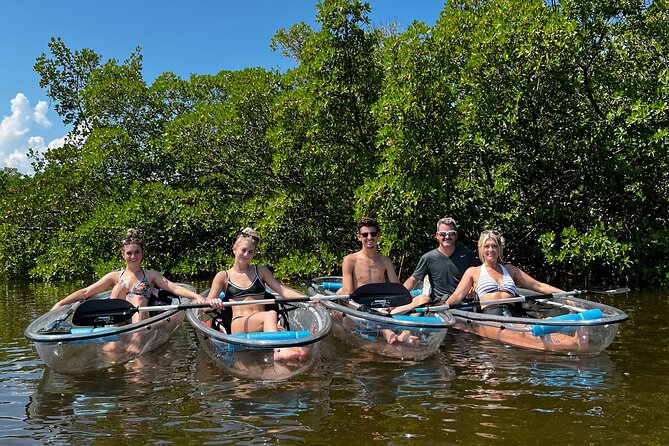 Guided Island EcoTour: CLEAR/Standard Kayak, SUP - Bonita Springs - The beach stop and shell lesson