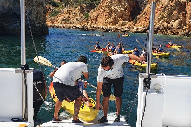 Guided Kayak Tour: Exploring Benagil Caves - From Albufeira Marina to the Benagil coast