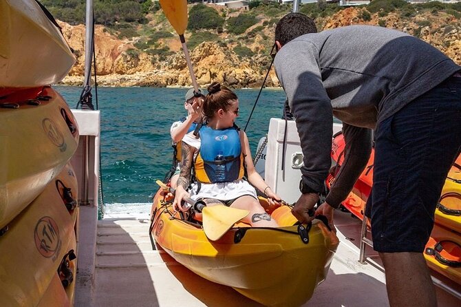 Guided Kayak Tour: Exploring Benagil Caves - Caves, cliffs, and the paddle toward Marinha