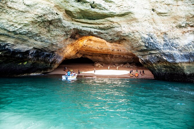 Guided Kayak Tour: Exploring Benagil Caves - The beach stop and swimming breaks