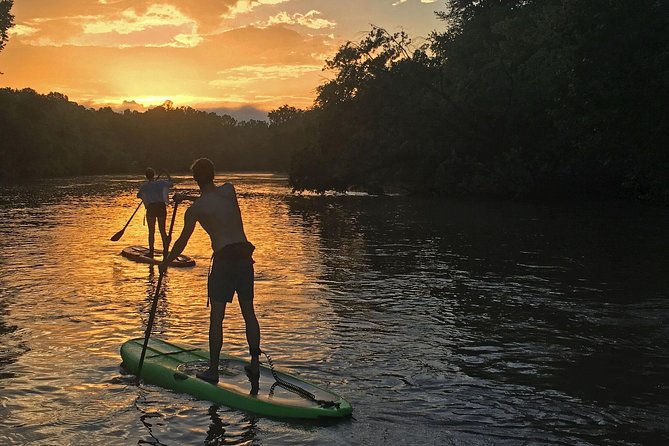 Guided Paddleboard Tour Through Asheville's River Arts District - Meeting the guides on the water