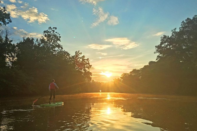 Guided Paddleboard Tour Through Asheville's River Arts District - Following the four-mile route