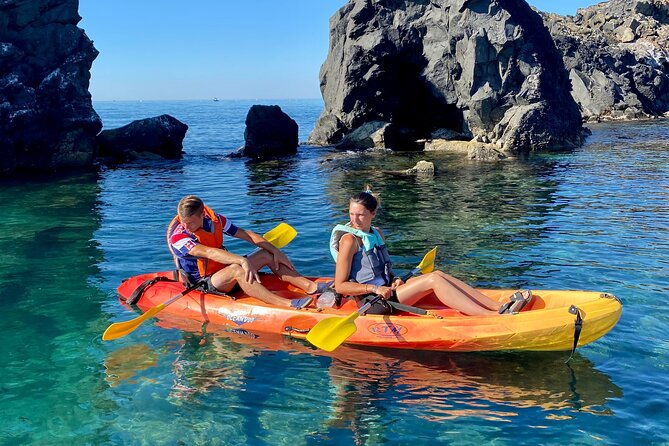 Guided sea kayak trip in Cap d’Agde - Following the Volcanic Cliffs to Grande Conque