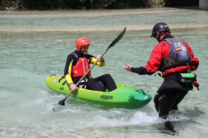 Guided Sit on Top Kayak Trip on Soca River - Boka Waterfall and the wider Soca Valley