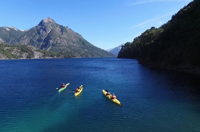 Half a day of kayaking on the Nahuel Huapi lake in private service - Sentinel Island, Cerro López, and the mountain views