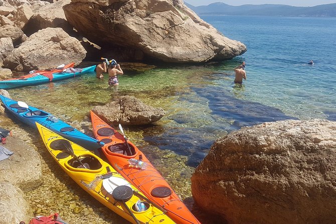 Half Day Sea Kayak Trip - Dragunara Bay and the swimming stop