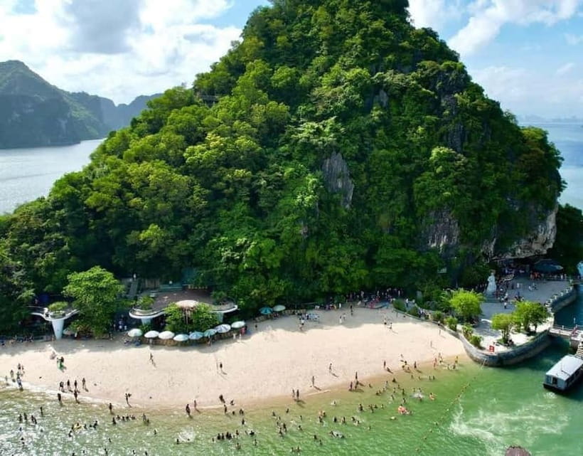 Halong 6 Hours Cruise: Kayak, Cave, Lunch, Beach & Island - Lunch on board and the value of the $48 fare