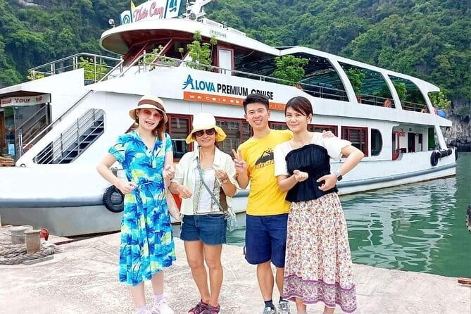 Halong bay 4 hours boat tour from Halong city with 2 caves, kayak - What lunch and drinks really cost
