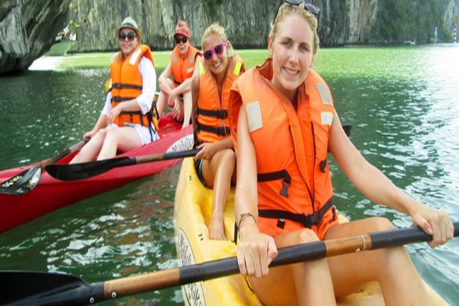 Halong Bay Day Tour: Visit Cave Island Kayaking Swimming Lunch - The road to Tuan Chau Island
