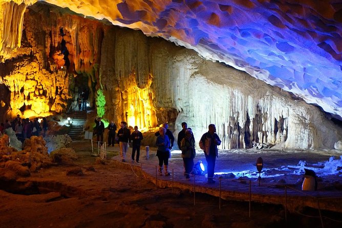 Halong Bay Day Tour: Visit Cave Island Kayaking Swimming Lunch - Walking through Sung Sot Cave
