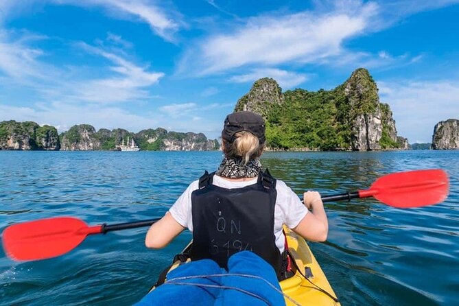 Halong Bay Day Tour: Visit Cave Island Kayaking Swimming Lunch - The cruise, the group, and the guide