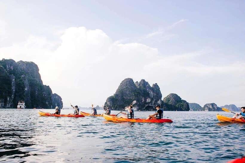 Halong Bay Luxury Cruise: Kayak&Swim,Cave, Party BEST SELLER - Sung Sot Cave, Halong Bay’s headline cavern