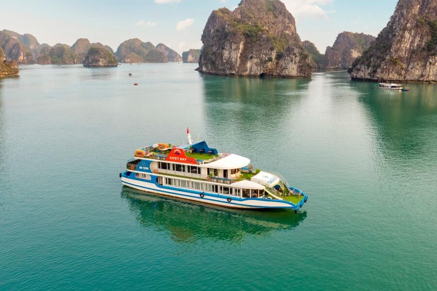 Halong Bay: Luxury Day Cruise with Buffet, Kayak, Swim - Ti Top Island for sand, swimming, and a view
